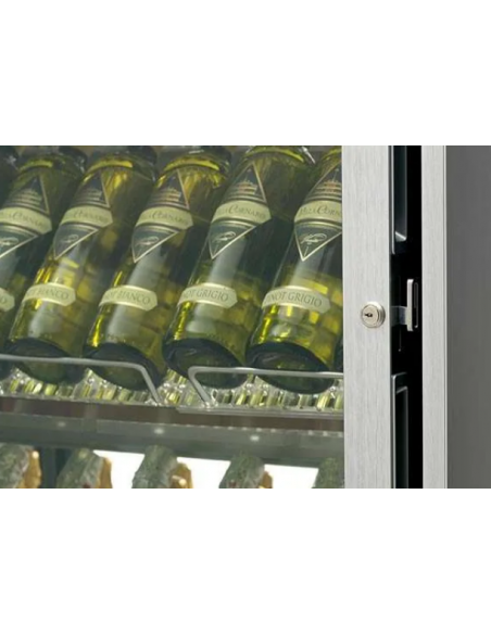 Vidrio vino - Temperatura +4+18°C - Un solo lado - cm 84 x 67 x 165 h