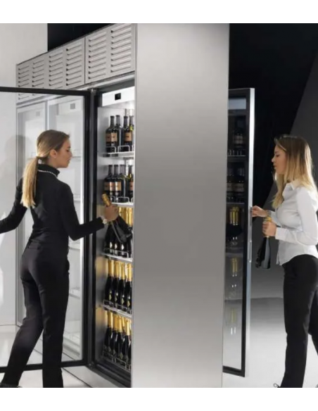 Vidrio vino - Temperatura +4+18°C - Bifacial- cm 84 x 62.5 x 200 h