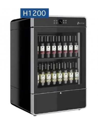 Vetrina vini - Temperatura +4+18°C - Multizona - cm 82 x 75.6 x 142.5 h