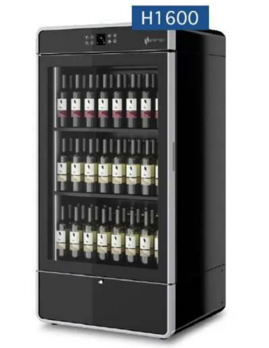 Vidrio vino - Temperatura +4+18°C - cm 82 x 75.6 x 162.6 h