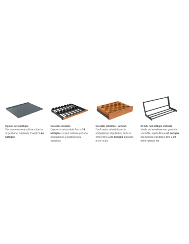 Wine glass -  Temperature +4+18°C - cm 60 x...