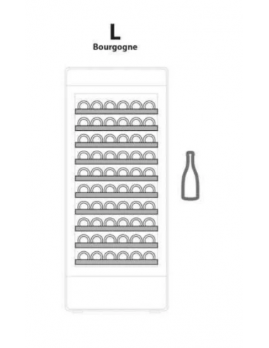 Vino - Bourgogne - Temperatura +12+18°C - cm 82...