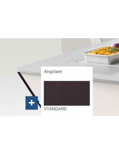 Buffet exposición isla - N. 3 zonas - cm 400 x...