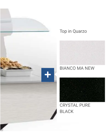 Buffet exhibition island - N. 3 Areas - cm 400...