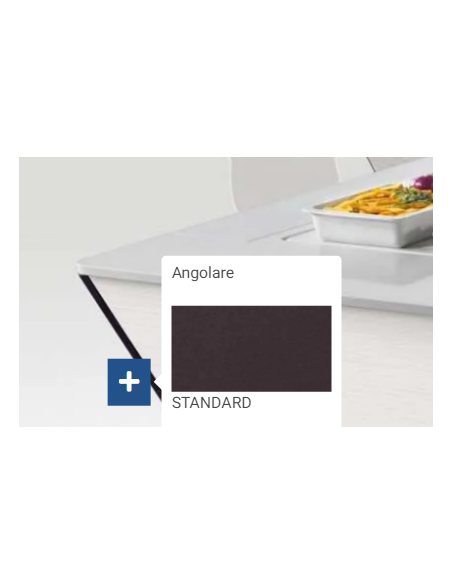 Buffet exhibition island - N. 4 Areas - cm 438 x 438  x 133 h