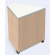 Corner 45° with top in Laminate HPL - Do not use to expose food - Size cm 73.8 x 69.4 x 90 h