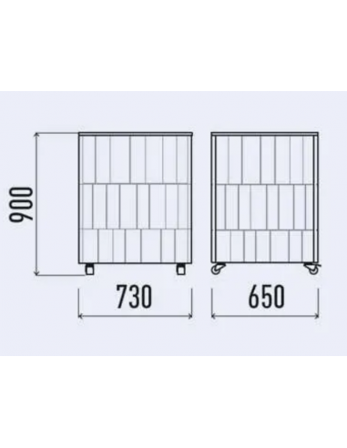 Element union with top in Laminate HPL - Do not...