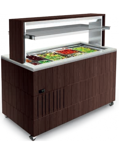 Exhibitor bathroom buffet - cm 147 x 73 x 153 h