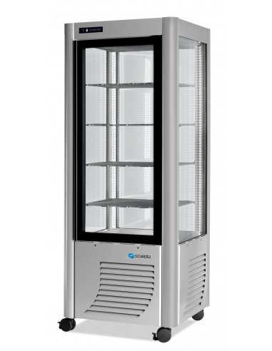 Vitrina refrigerada con exposición en todos los...