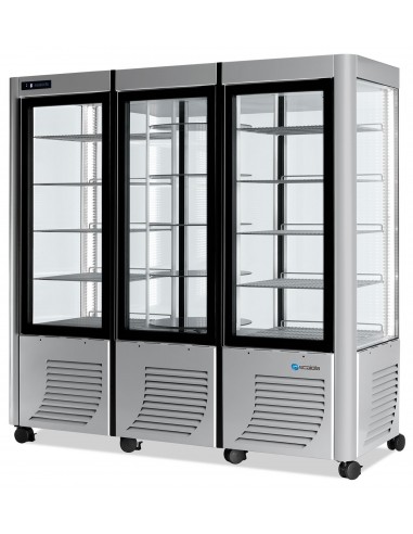 Refrigerated display case - Capacity  Lt 1200 - cm 183x70x184h