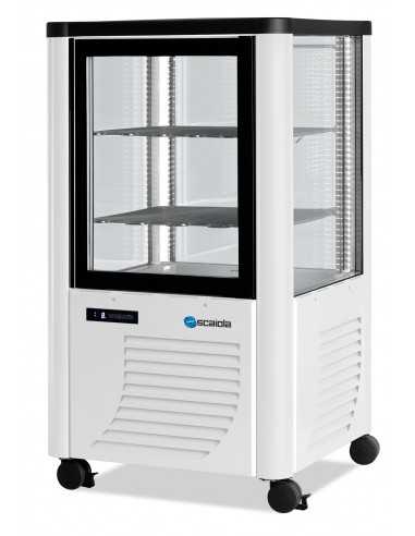 Vetrina refrigerata con esposizione su tutti i...