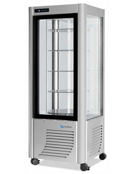 Vetrina refrigerata per cioccolato - Temperatura +14/+18 °C - cm 70 x 70 x 184 h