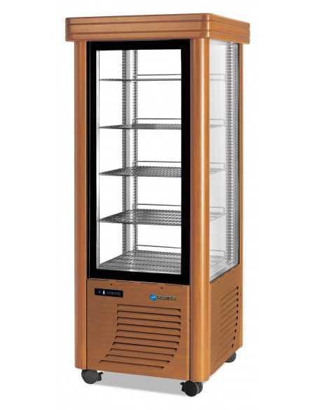 Vitrina refrigerada para chocolate - Temperatura +14/+18 °C - cm 75 x 75 x 186 h cm