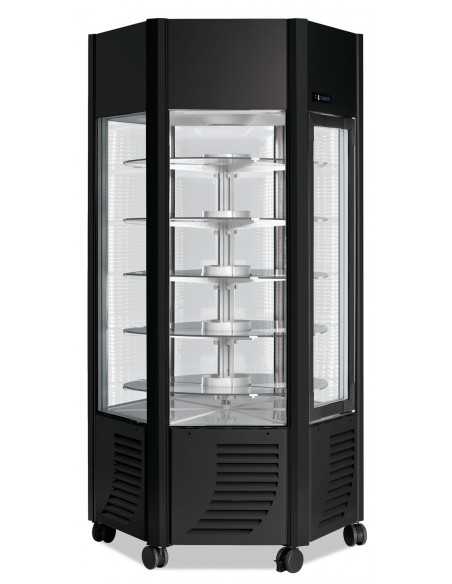 Refrigerated display case with exposure on all sides - Temperature +2 / +10°C - cm 101 x 90 x 190 h