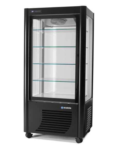 Pastry Showcase with display on all sides - Temperature -5 / -21 °C - cm 90 x 70 x 184 h