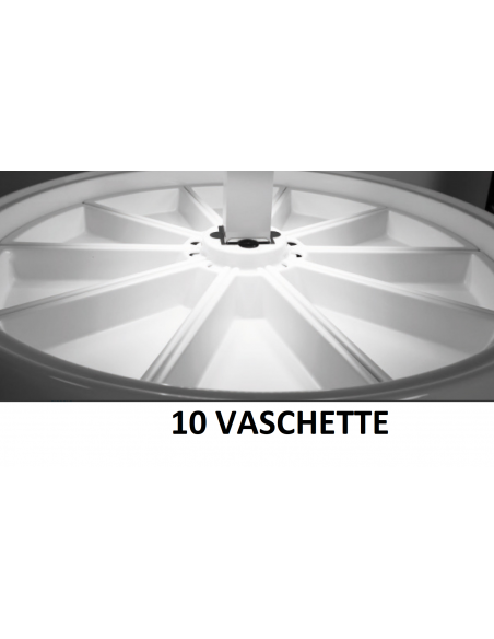 Refrigerated Display Island without shelf - Temperature +3 /+10°C - Color change