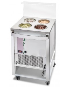 Banco gelateria - N. 4 carapine x 7.1 lt o 8 x 3.7 lt -...