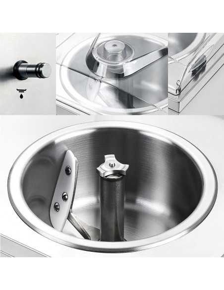 Ice cream cart - Production 5 kg/h - cm 60 x 60 x 100h