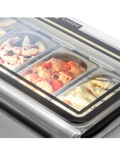 Banco gelateria - N. 3 vaschette x 3.4 lt e 1 x 2.5 lt -... 2
