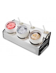 Helado de crema - N. 3 contenedores x 1,5 lt - cm 67.5 x...