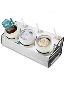 Banco gelateria - N. 3 contenitori x 1.5 lt - cm 67.5 x... 2