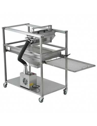 Ice cream machine - Capacity 100 pastes in 15 sec. - cm 110 x 60 x 101 h