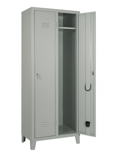Locker room - Single-lock structure - N. 2 seats - cm 70 x 50 x 180 h