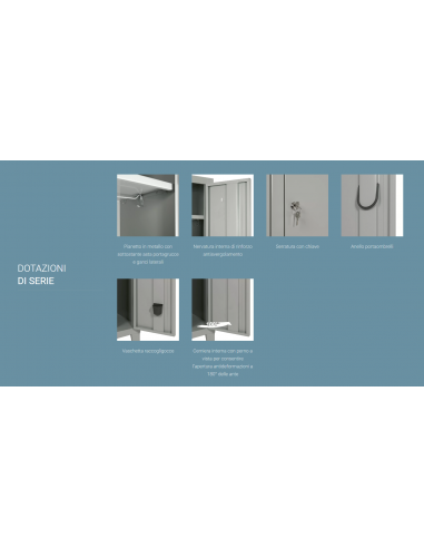 Locker room and wardrobe - N.1 place + 4...