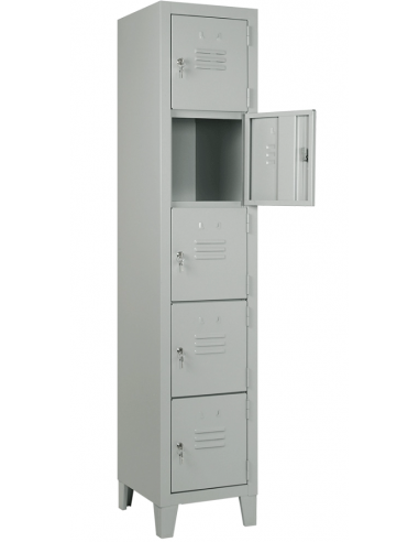 Box Cabinet - Single-lock Estructura - N.5 habitaciones - cm 37 x 35 x 180 h