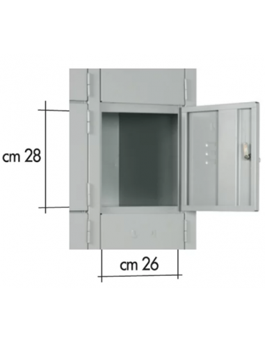 Box Cabinet - Single-lock Estructura - N.10...