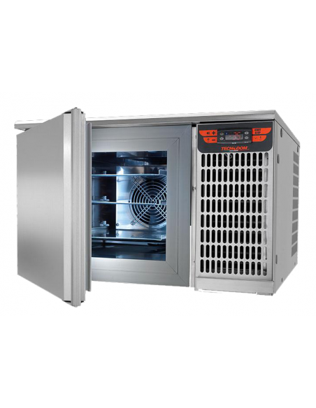 Compact digital blast chiller and freezer, 3 GN 2/3 trays, 30 litres - cm 66 x 64 x 42 h