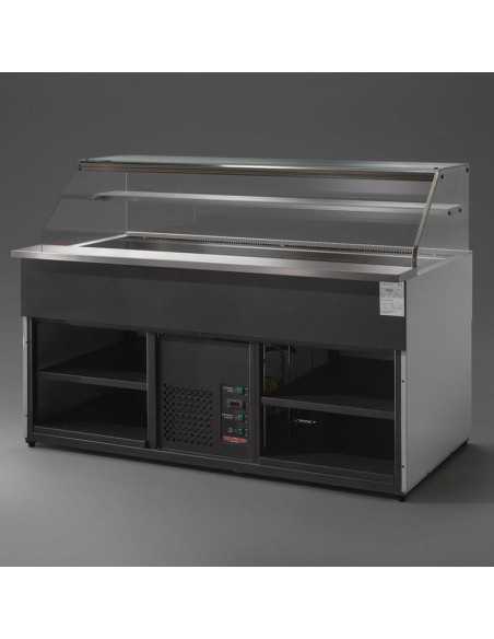 Refrigerated counter - Ventilated - cm 222.7 x 94 x 122.4 h