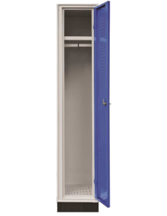 Dressing room cabinet with 1 door - Sheet steel frame -...
