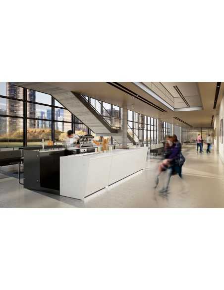 Bar and back counter - Refrigerated tank - Countertop - Cm L 350 x P 232.5 x h 115