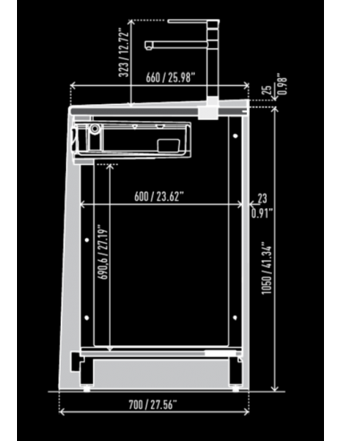 Bar and back counter - Countertop - Cm 350 x...