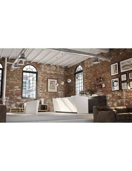 Bar and back counter - Countertop - Cm 400 x 232.5 x h 95.1