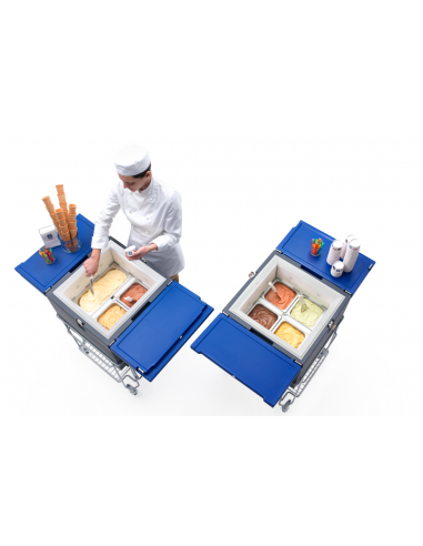 Ice cream isothermic container - N.2 tanks - Cm...