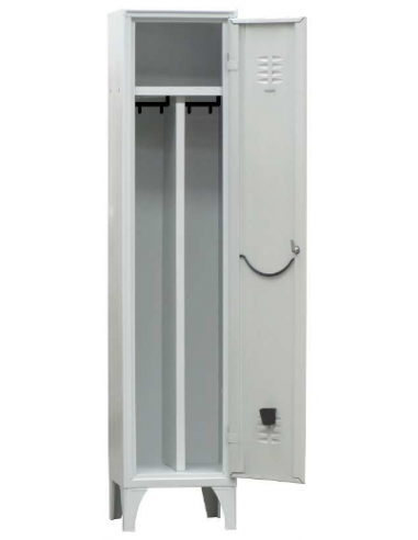 Locker - Internal partition - 1 door - Steel sheet structure - cm 40 X 50 X 180h