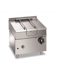 Brasiera a gas - Vasca lt 80 - Cm 80 x 90 x 85 h