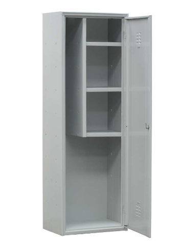 Armadio porta scope - Tramezza parziale 3 ripiani - cm 60 X 40 X 180h