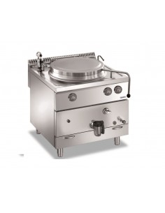 Gas pot - Indirect heating - Capacity 100 liters - cm 80...