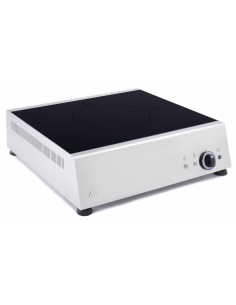 Placa vitrocerámica 1 zona de cocción - cm 60 x 60 x 15h