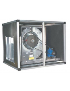 Enclosed forward-curved centrifugal fan with direct drive - Single-speed - Three-phase 400/3/50 Hz
