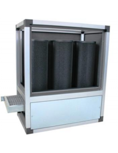 Filtering Group - Structure of extruded profiles of oxidized aluminium