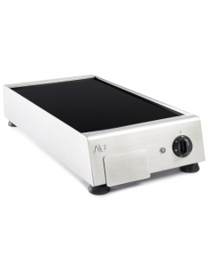 Fry top elettrico in vetroceramica con piano liscio cm 29.2 x 47.8 2