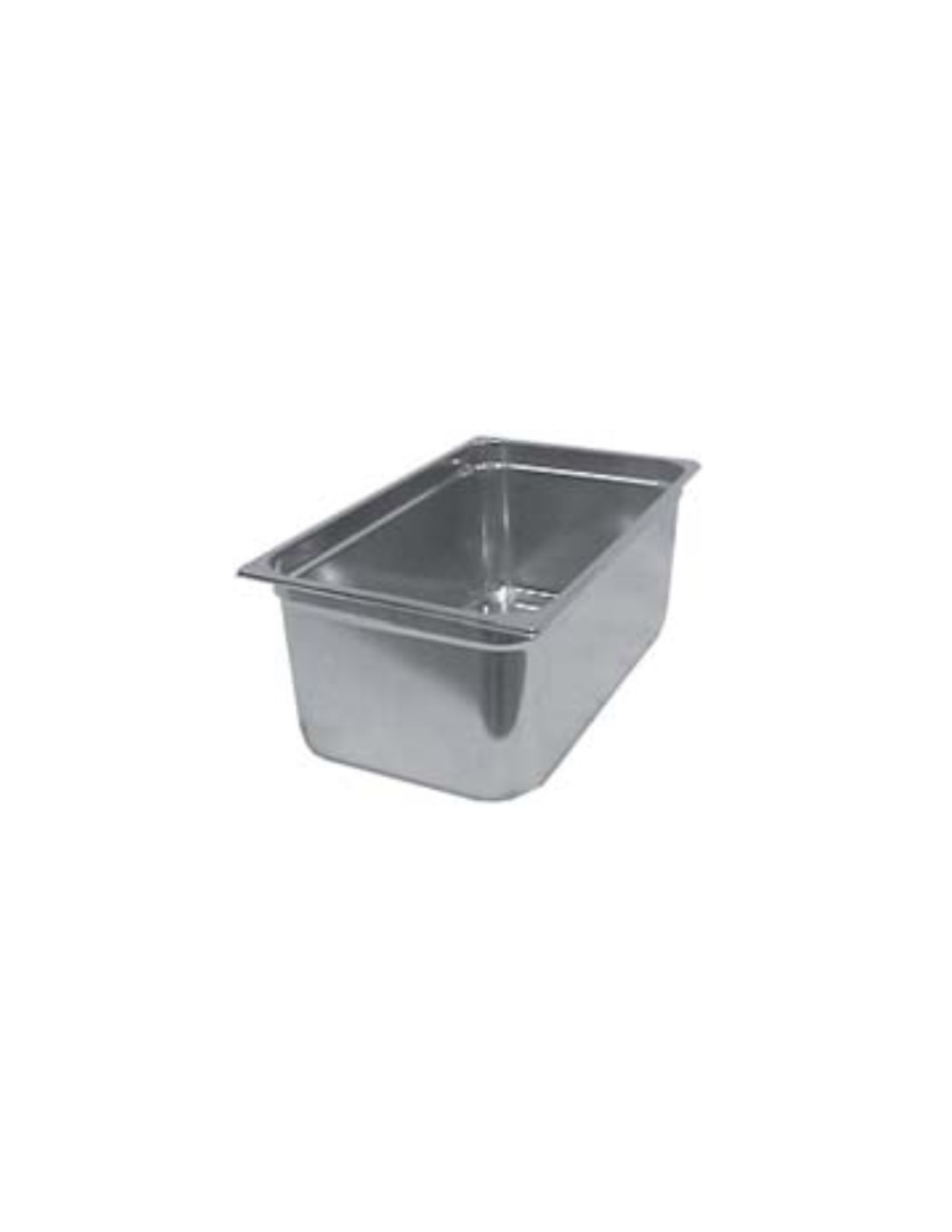 Cubetas de acero inoxidable para baño maría - Capacidad cubeta lt 21 GN 1/1 - Dimensiones cm 53 x 32,5 x 15