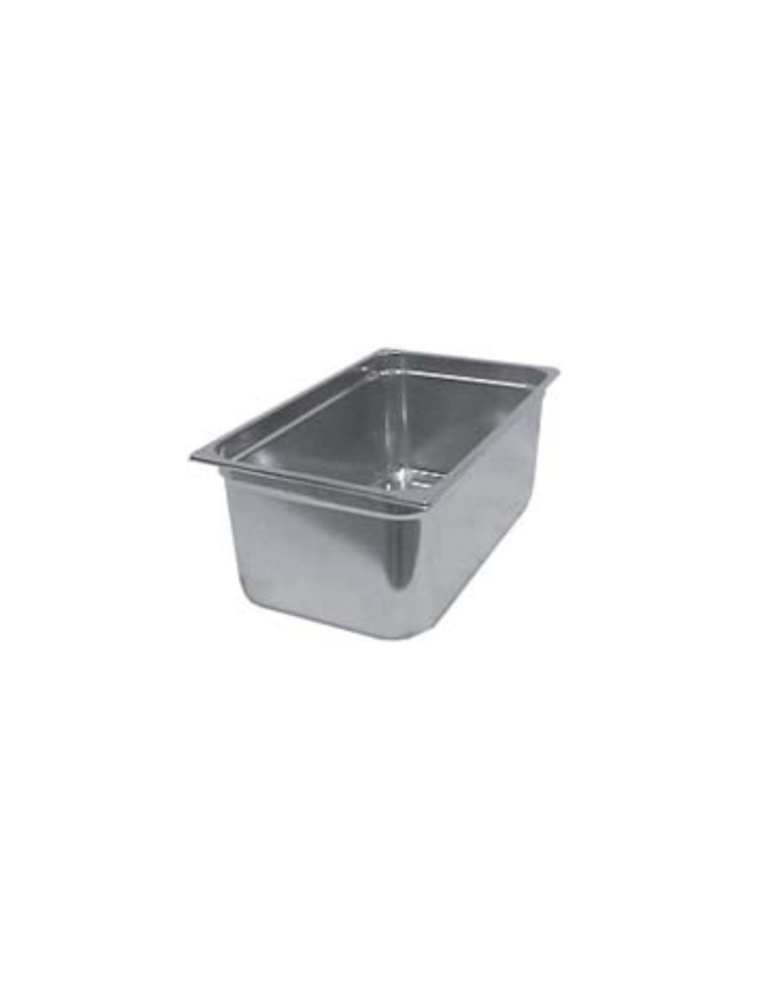 Stainless steel containers for bain-marie - Tank capacity l 13 GN 2/3 - Dimensions 35.5 x 32.5 x 15 cm
