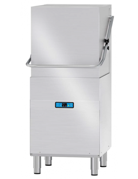 Electronic hood dishwasher - Pump - Basket cm 50x50 - cm 62 x 77 x 143.5/190 h