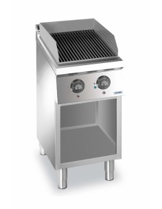 Lava stone grill - 1 cooking zone - cm 40 x 73 x 85 h