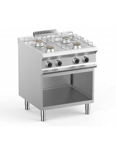 Cucina gas - N. 4 fuochi - Cm 70 x 73 x 85 h